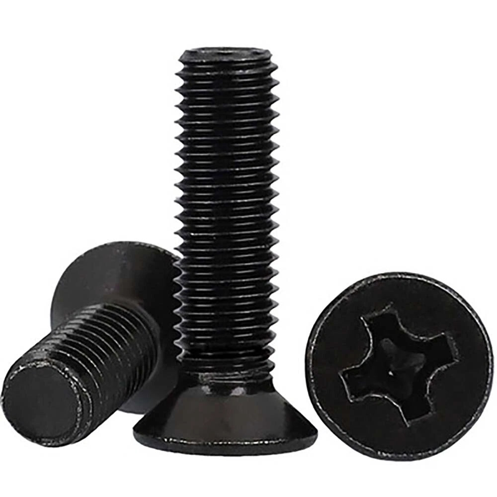 A2 Stainless Steel Phillips Flat Head Machine Screws M2 M2.5 M3 M4 M5 M6 — Countersunk Bolts