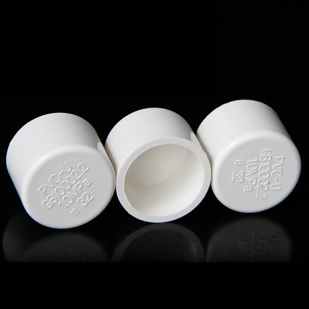 PVC Pipe End Cap Cover Stop Plug 20 25 32 40 50 63 75 90 110mm Pipe Fittings