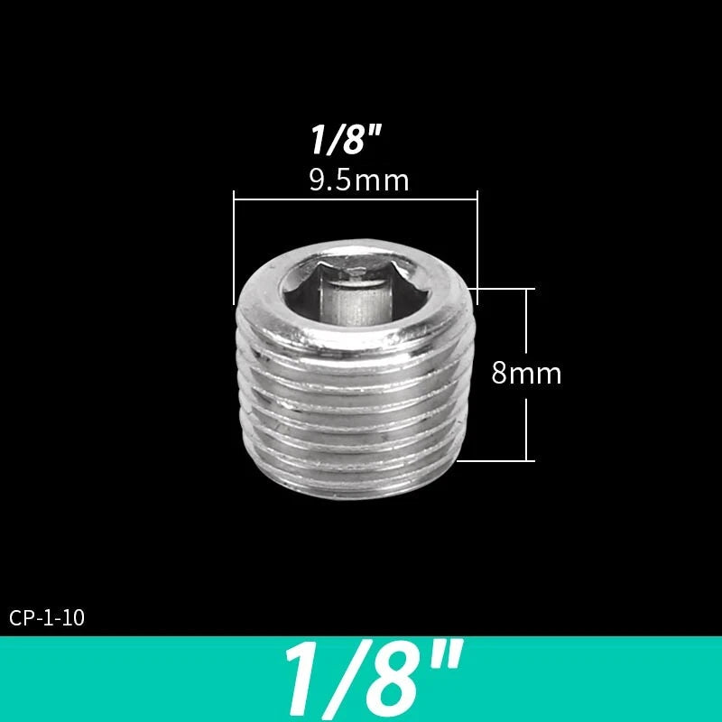 Stainless Steel BSP Pipe Fittings — Plug, Nipple, Elbow, T-Piece & More (1/8" to 4")