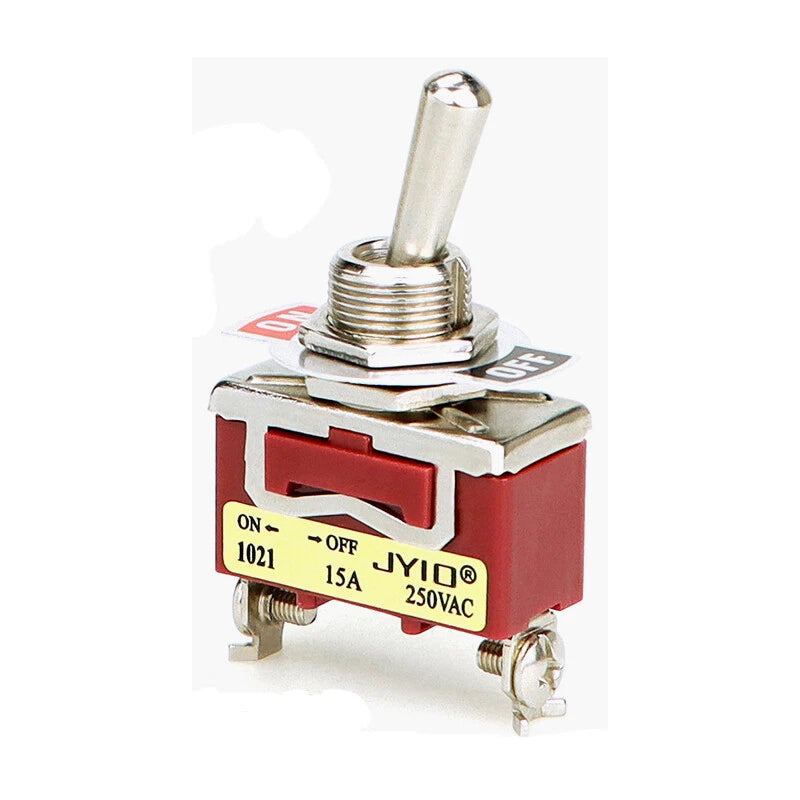 E-TEN Miniature Toggle Switch 240V – ON/OFF/ON SPDT 3-Position for Boat, Car & Model
