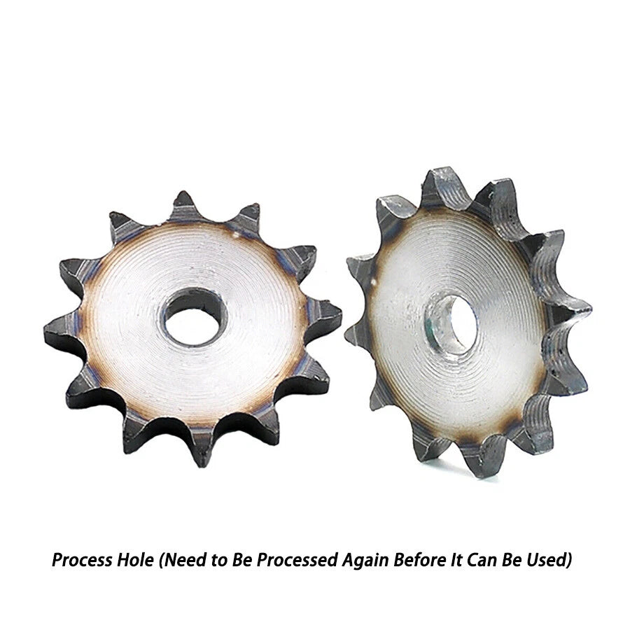 08B Chain Drive Flat Sprocket 10-45 Tooth Roller Chain Chain Links Pitch 12.7mm
