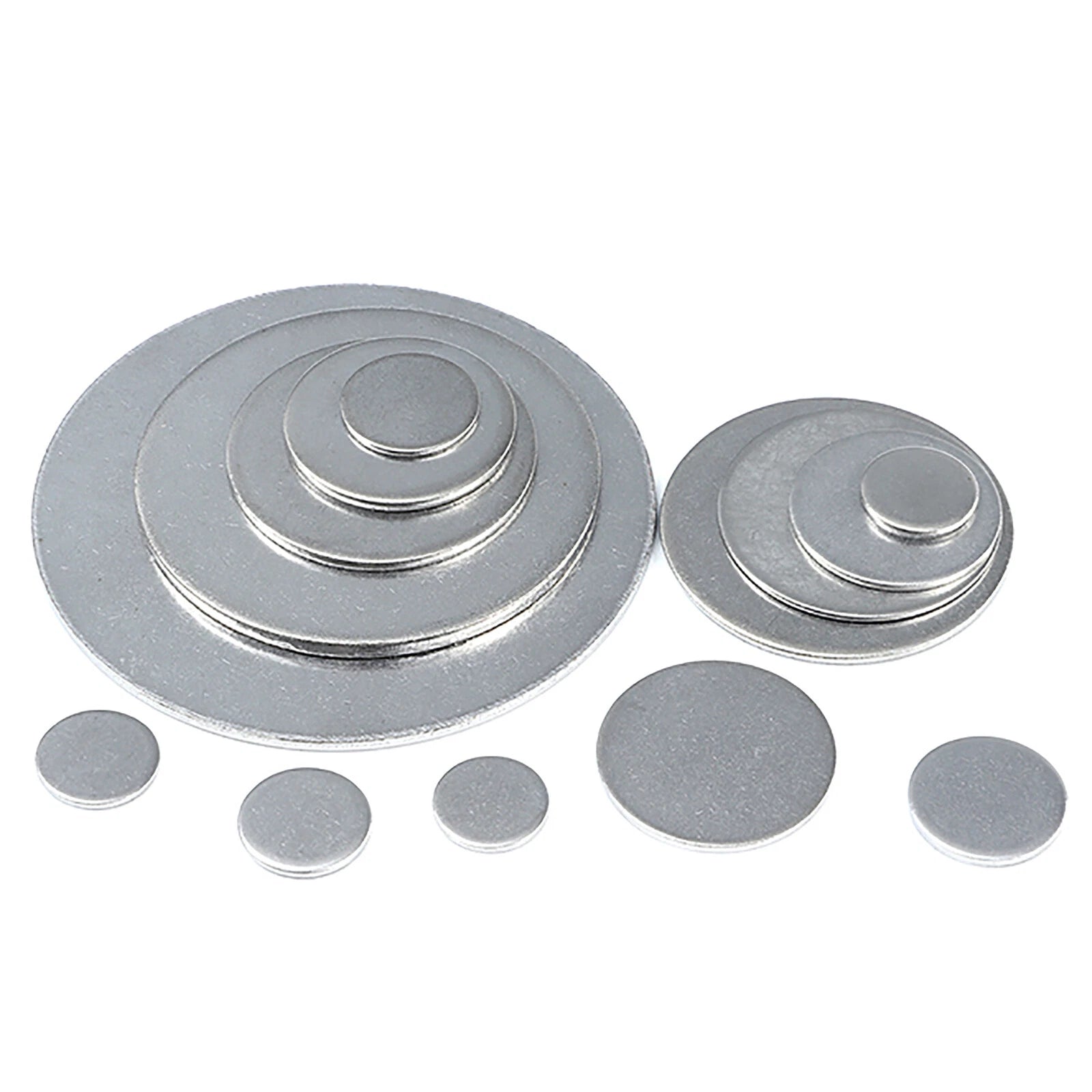 A2 Stainless Steel Blank Disc 0.5-10mm Thick 304 Laser Cut Round Sheet Plate