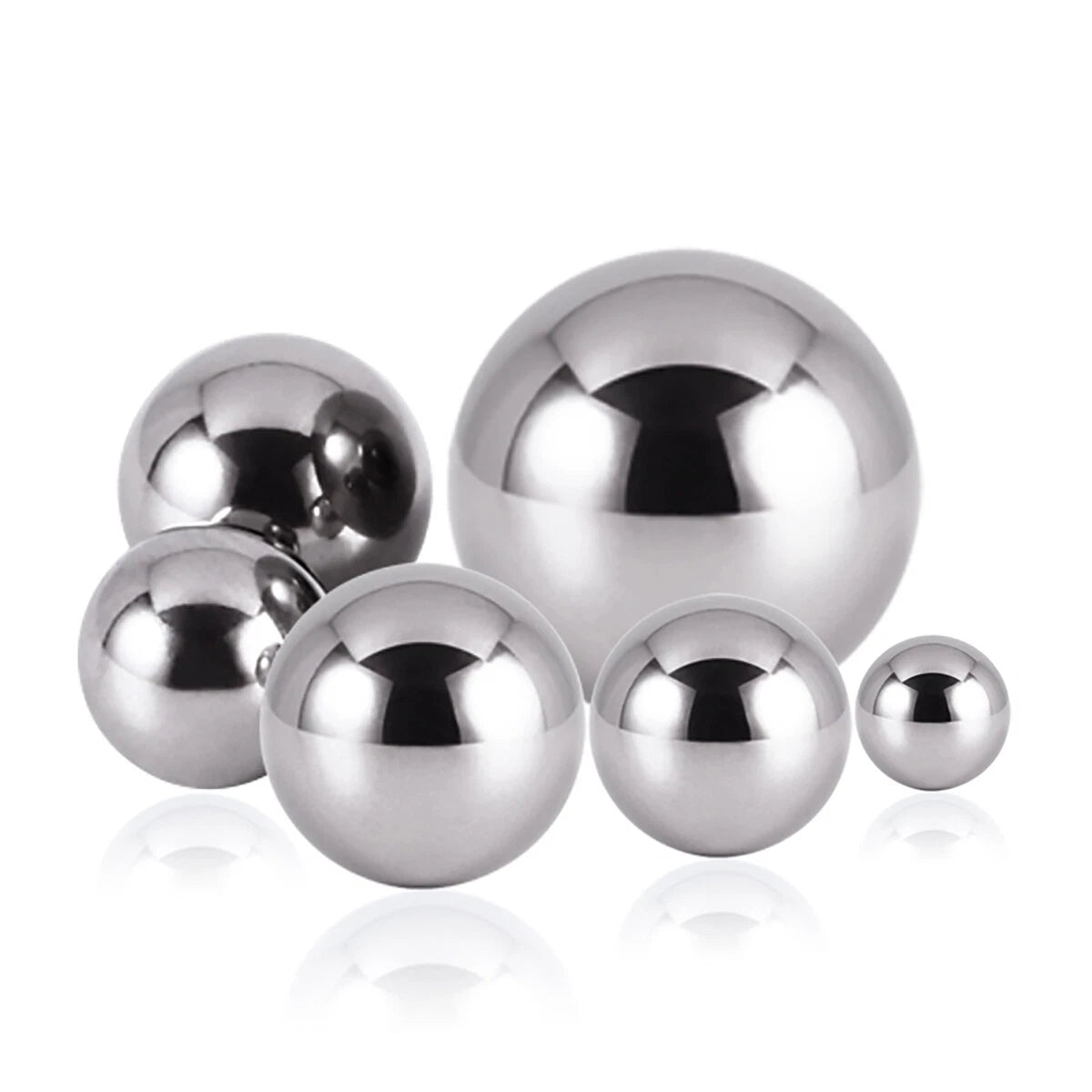 High-Precision 1mm to 19mm Diameter 440C Stainless Steel Ball Bearings (G10)