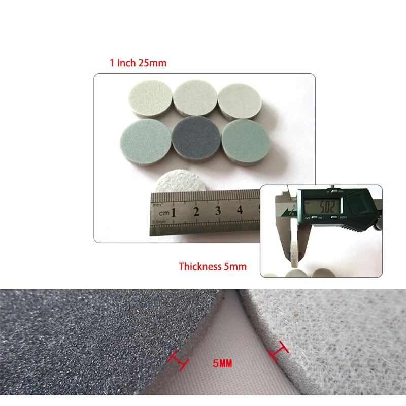 50-200mm Wet & Dry Sanding Discs Hook & Loop Sandpaper Sand Paper 800-10000 Grit