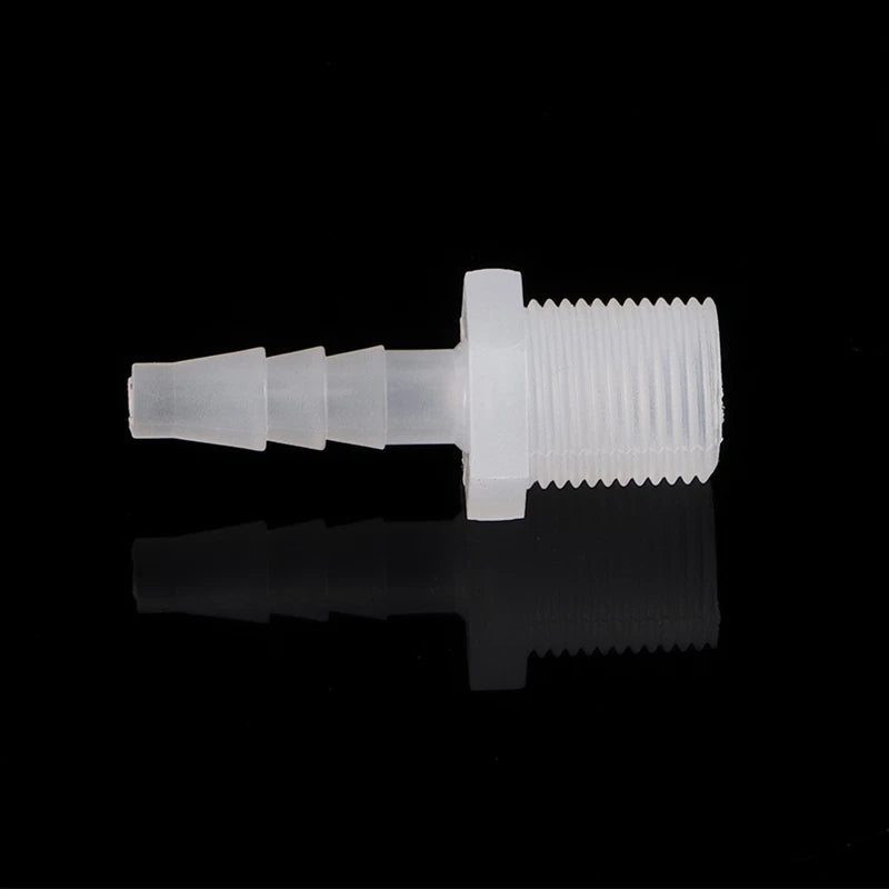 Plastic Barbed Hose Connector Fitting – Male & Female Thread