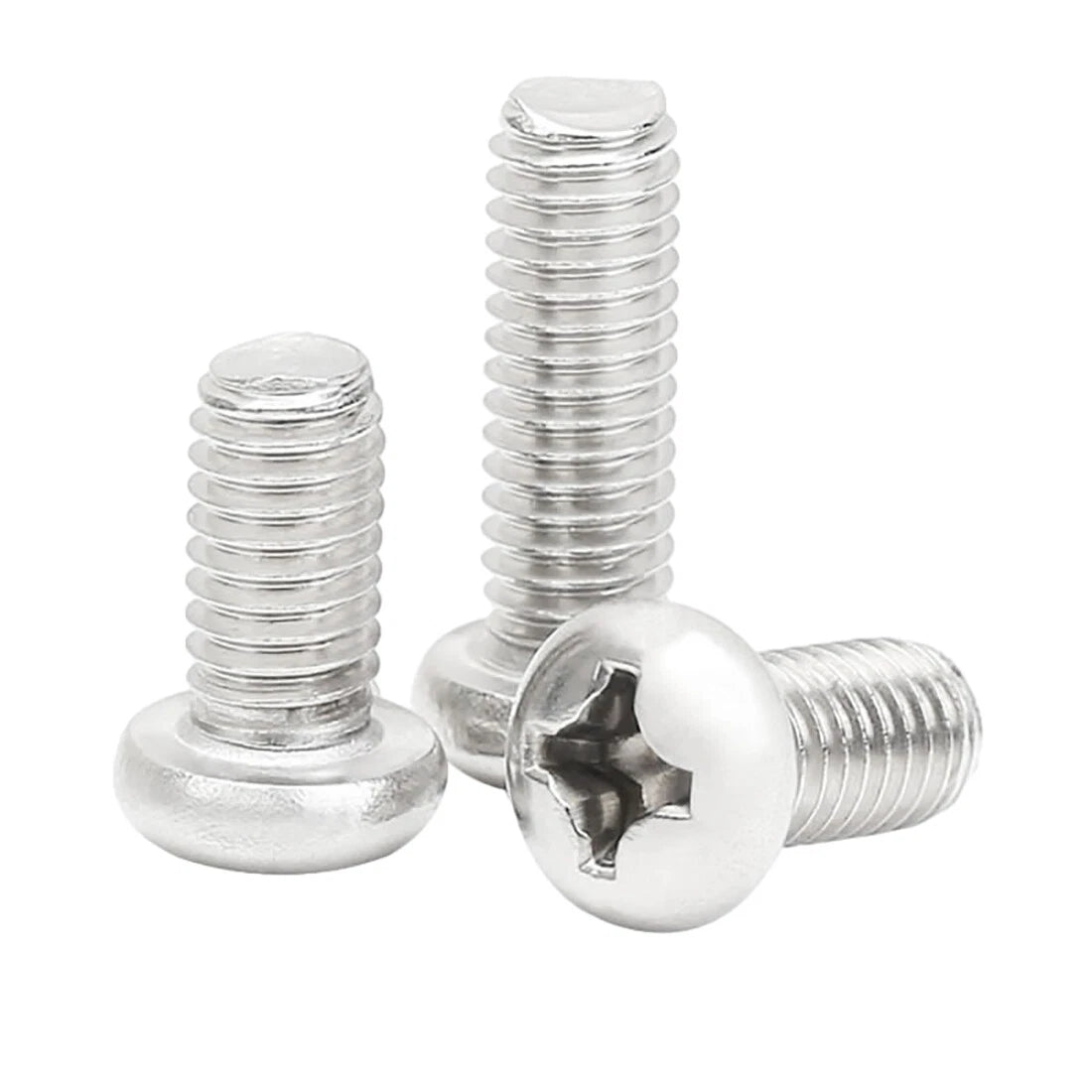 M3-M8 Aluminum Alloy Phillips Pan Head Machine Screws | Anodized Metric Bolts