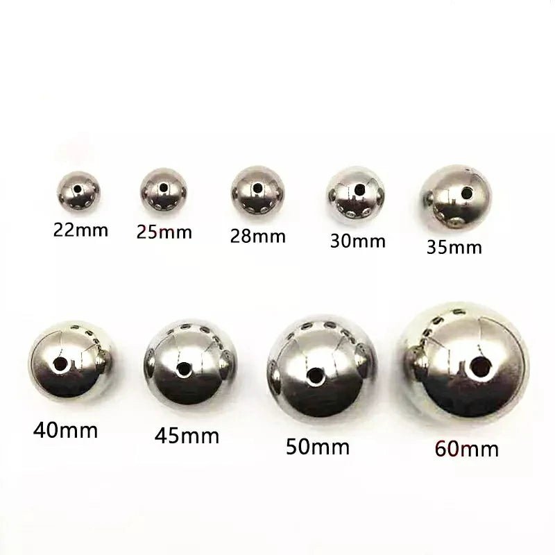 Diameter 2 - 60mm Ball With Through Hole Stainless Steel / Through Hole Steel Ball - HomeDIYer