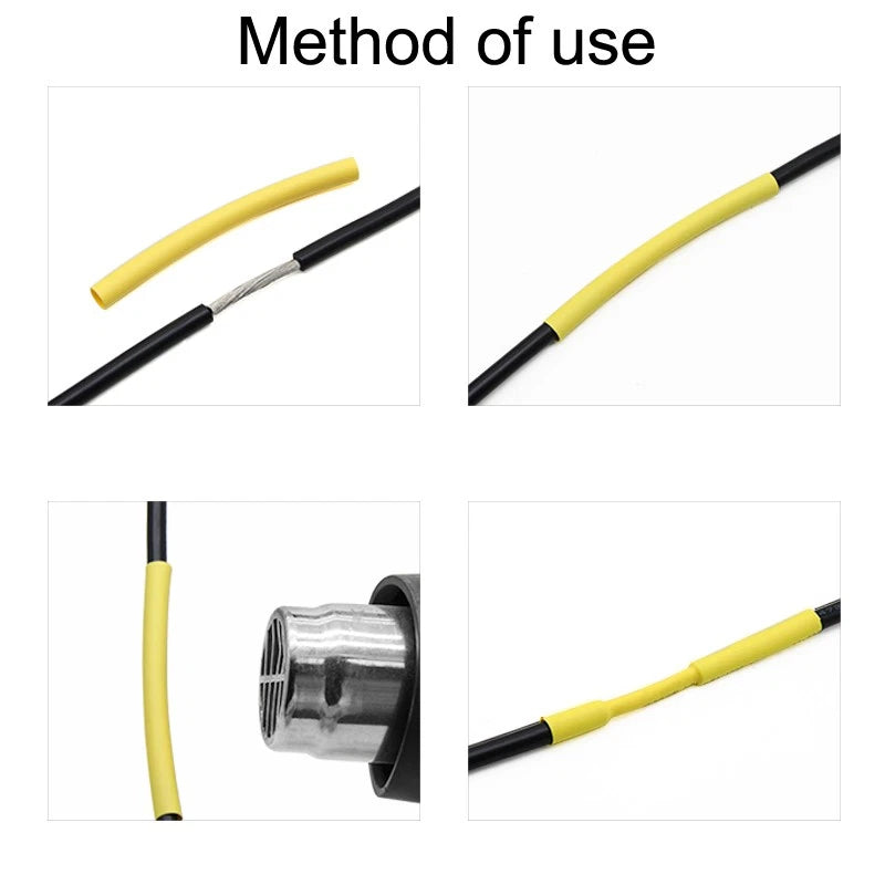 Heat Shrink Tubing 2:1 Ratio — 1m Lengths, φ60mm to φ210mm, Multiple Colors