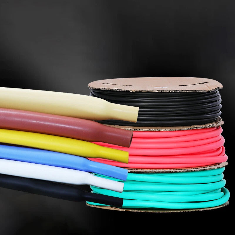 Silicone Heat Shrink Tubing – Flexible Electrical Sleeving, Ø 0.8–40mm, 6 Colors