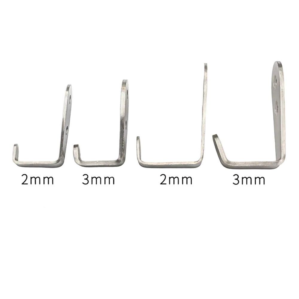 Stainless Steel Hooks Heavy Duty Wall-Mounted Door Rope Towel Hanger Coat Hook