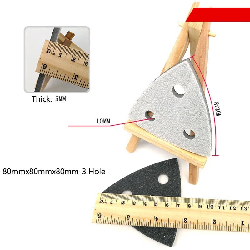 80mm Wet & Dry Mouse Foam Sanding Sheets Sponge Sander Sandpaper Pads P300-P3000