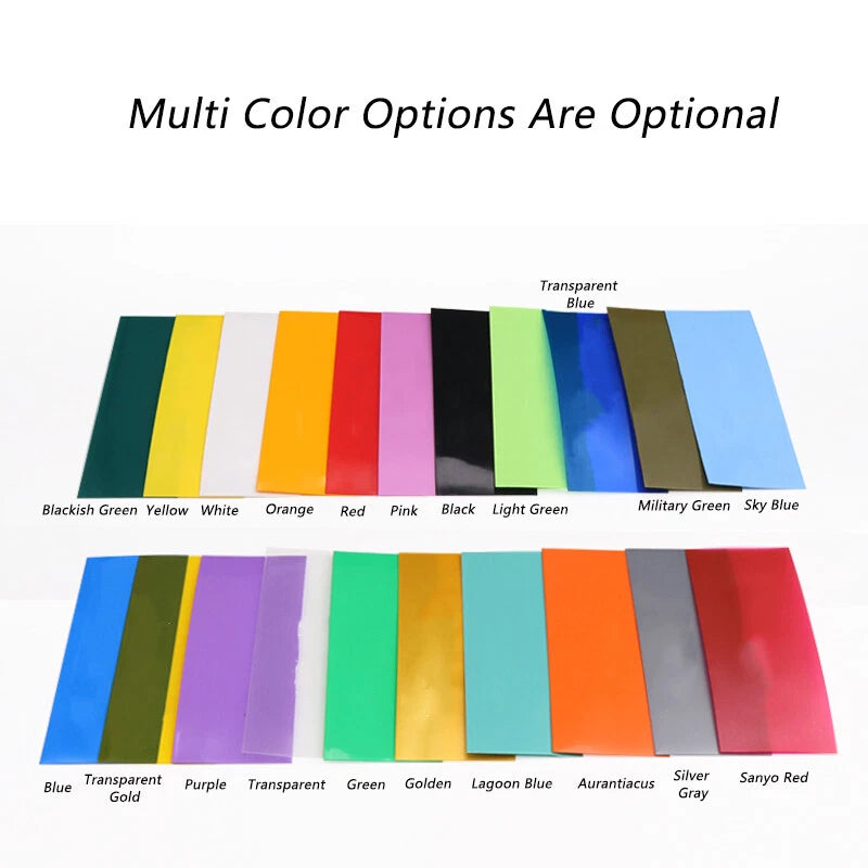 PVC Heat Shrink Tubing 2:1 Ratio – Flat Shrinkable Tube for Wire & Cable (7mm–23mm)