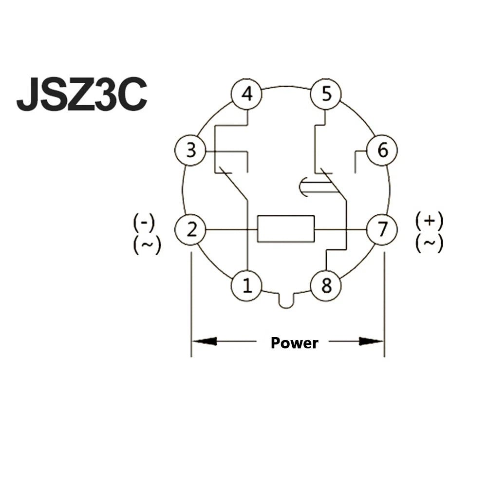 AC 220V 380V DC 24V Time Delay Relays On - delay with instantaneous Contacts JSZ3C - HomeDIYer