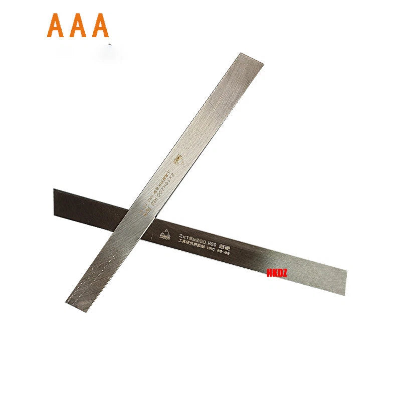 HSS Steel Flat Bar Strip Metal Plate Lathe Turning Tools 2~28mm Thick 200mm Long