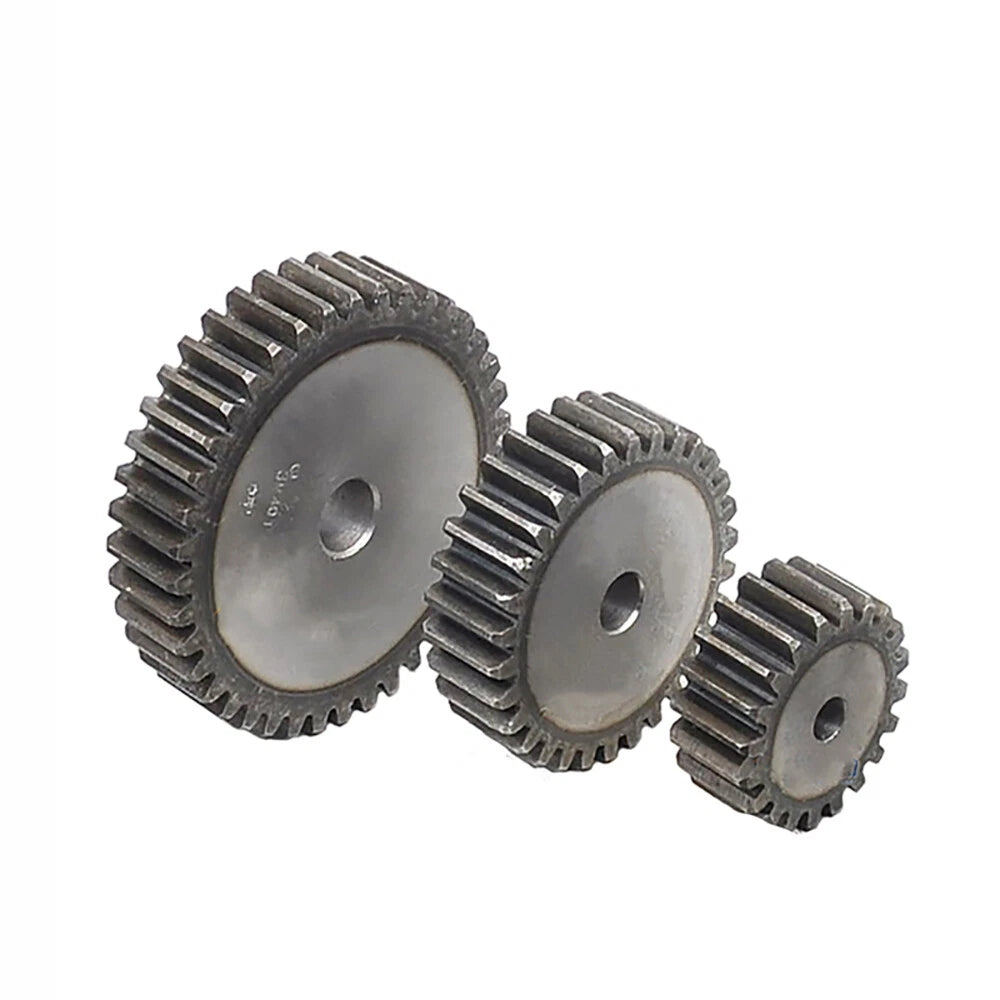 1 Mod Cylindrical Spur Gear 12-160 Tooth Diameter 14mm - 162mm 45# Carbon Steel