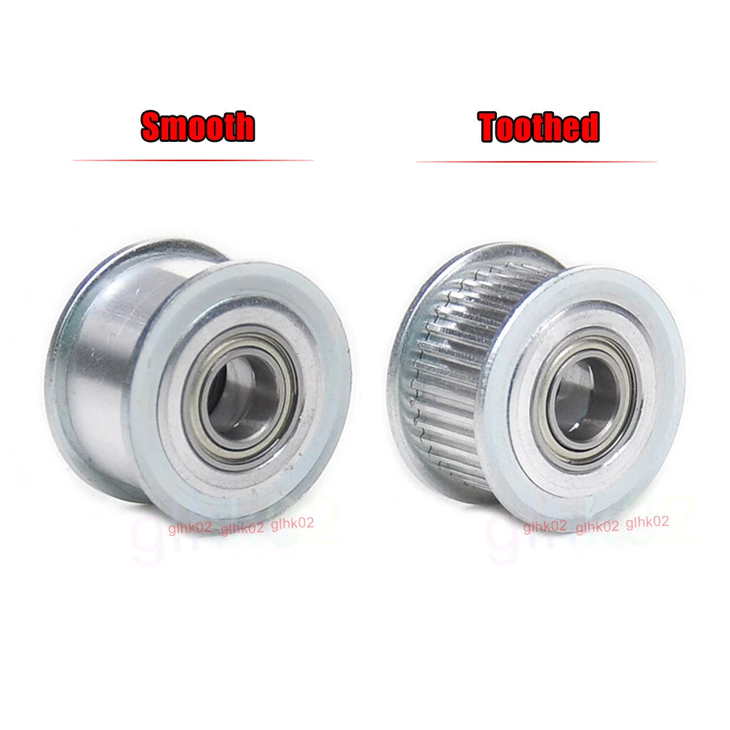 GT2 6 10mm Timing Belt Idler Pulleys 16-60 Teeth 3-15mm Bore For 3D Printer CNC
