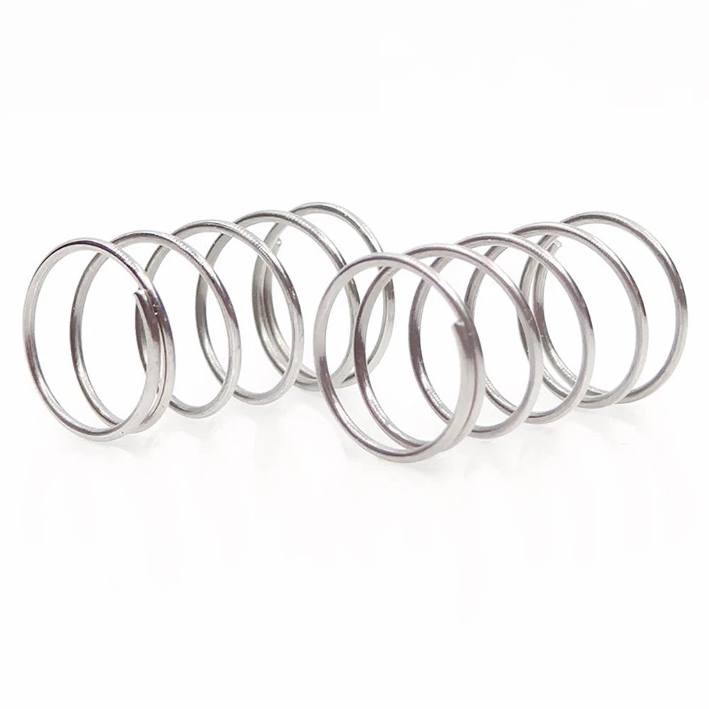 0.5mm Wire Dia A2 Stainless Steel Compression Springs Return Spring Multi Sizes