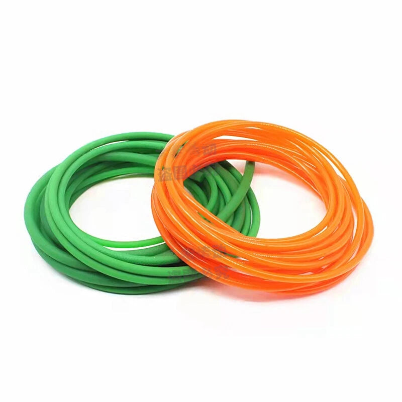 Round Polyurethane Drive Belting — PU Conveyor Belt Strip, 2mm–18mm Dia, Red & Green
