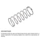 40mm Long Compression Spring 8mm - 60mm Diameter，Pressure- coiled springs