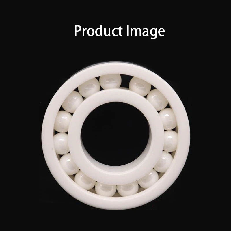 Zirconia All Ceramic Bearings ZrO2 Full Ball Deep Groove Ball Bearings 604~609