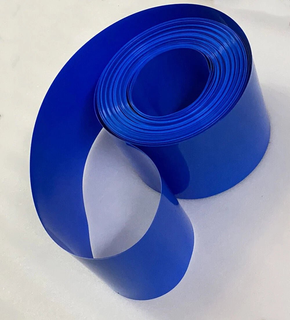 Blue PVC Heat Shrink Tubing for 18650 Battery Packs — Single to 4 - Cell - HomeDIYer