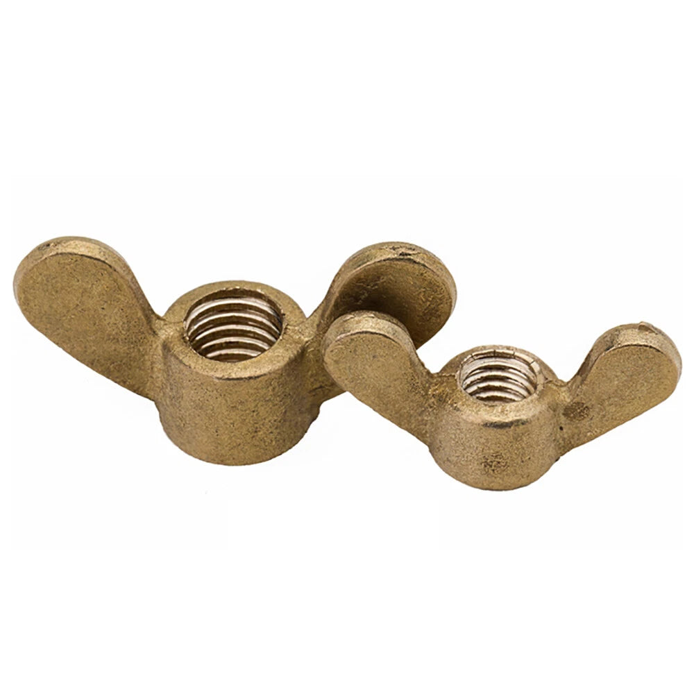 M3-M12 Brass / Stainless Steel Wing Nuts Butterfly Nuts To Fit Bolts And Screws