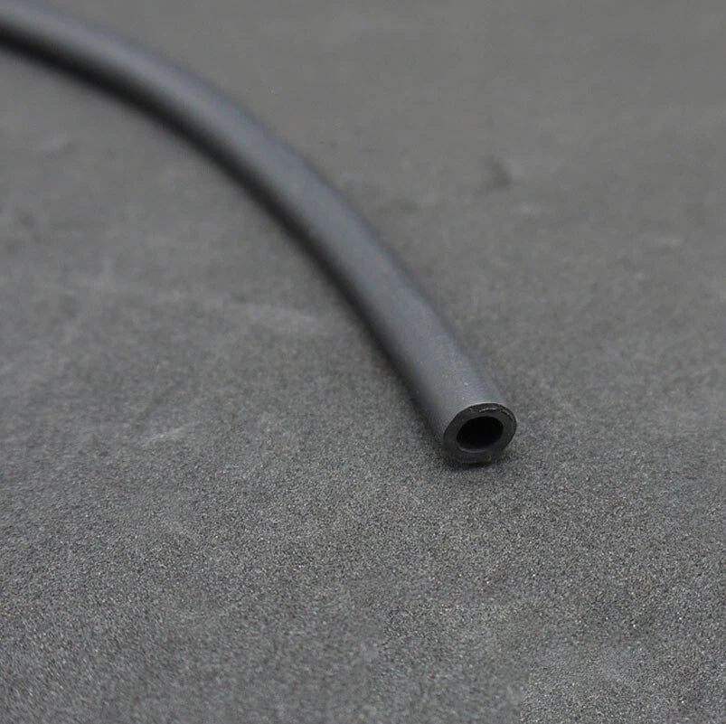 Black Fluorine Rubber Fuel Hose — Petrol & Oil Line Tube 2mm–16mm ID