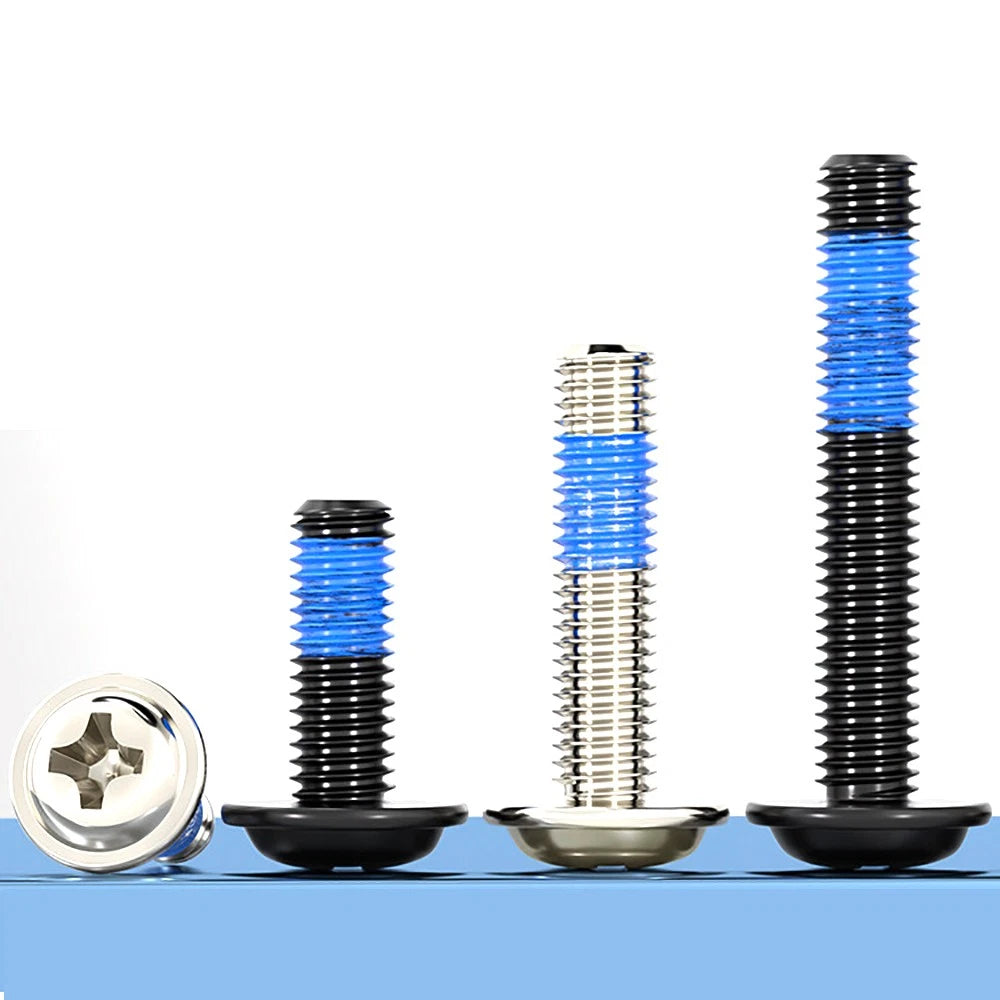 M2–M6 Flanged Button Head Screws – Carbon Steel, Phillips Drive, Nickel or Black Zinc Plated