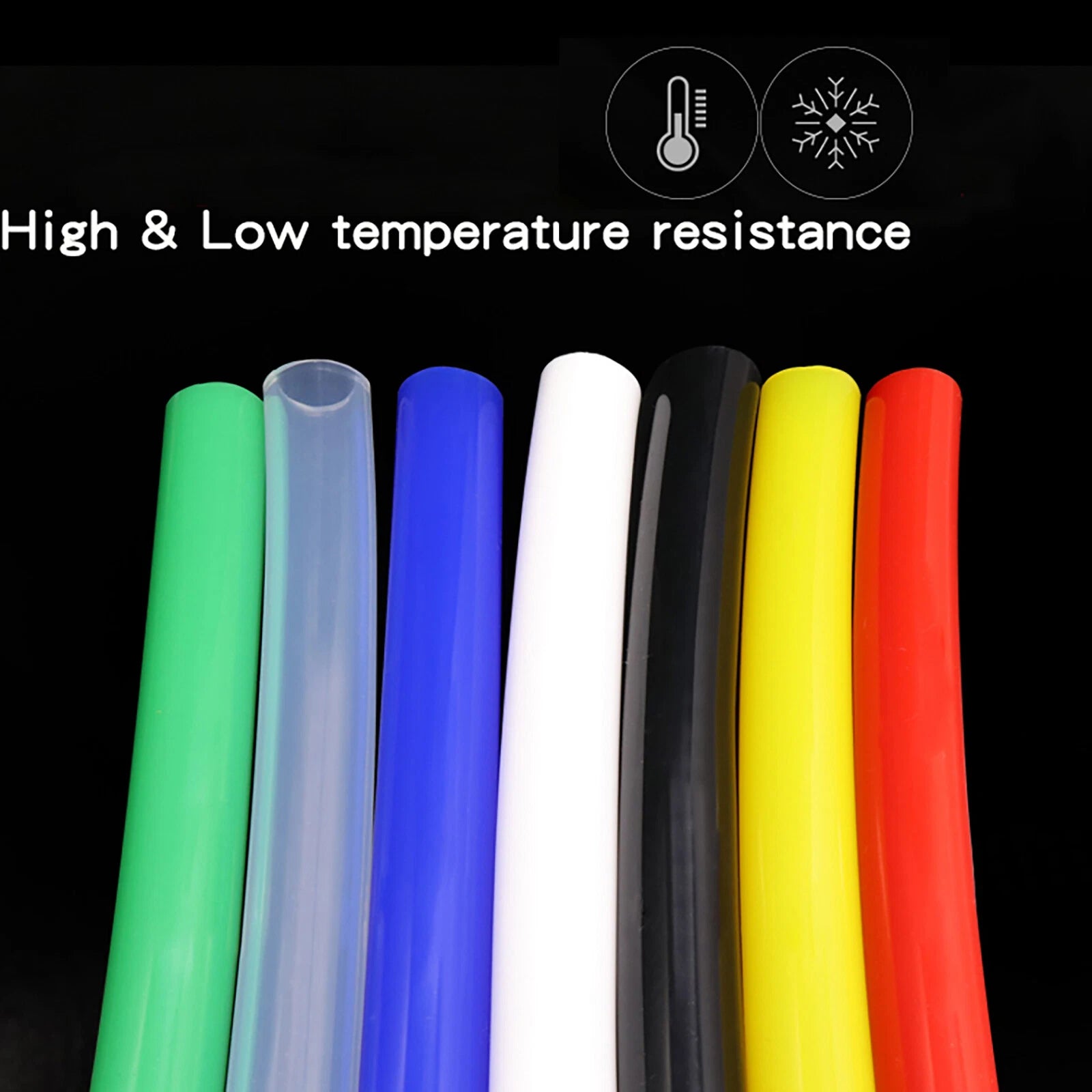 Food Grade Silicone Tube Hose Pipe Flexible Soft Rubber Various Sizes And Colors