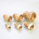 BSP Brass Pipe Fittings — Male to Female Thread Adapter for Water Meter & Pump