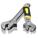 2 In 1 Heavy Duty Wide Jaw Adjustable Pipe Wrench Spanner Electroplating Steel