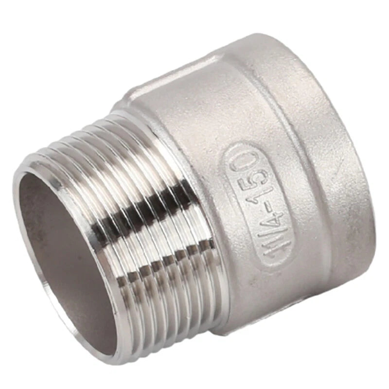 304 Stainless Steel BSP Male Female Straight Pipe Fitting 1/4" to 2"