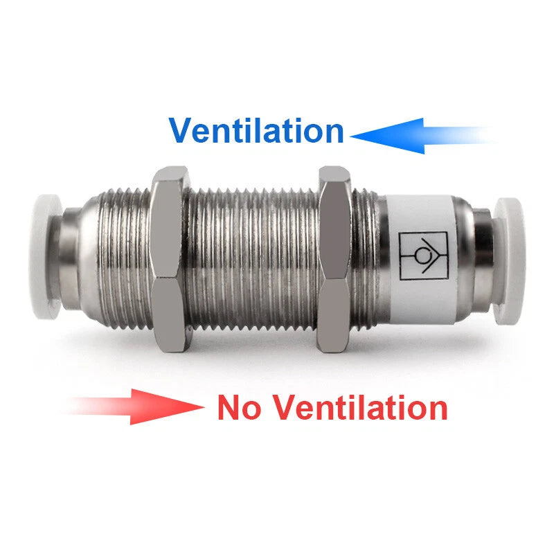 Bulkhead Push-In Fittings | Pneumatic Connectors for Air & Water Hose Tube | 4mm–16mm