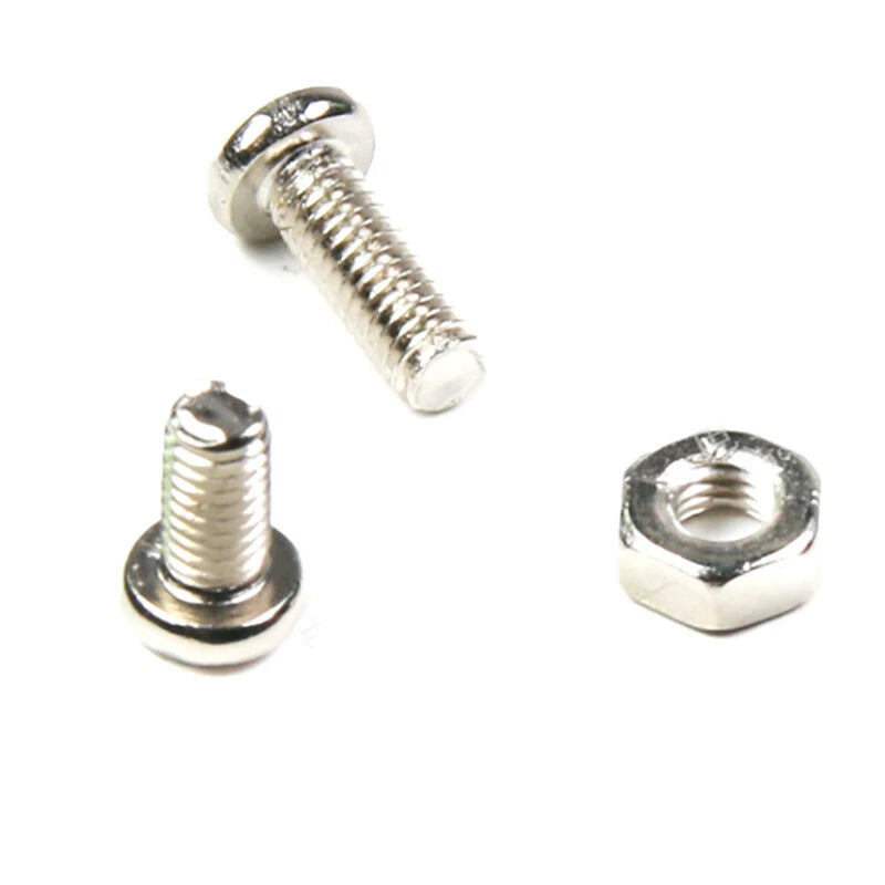 M3 Phillips Round Head Machine Screws – Small Bolts, Nickel Plated (5mm–30mm Lengths)