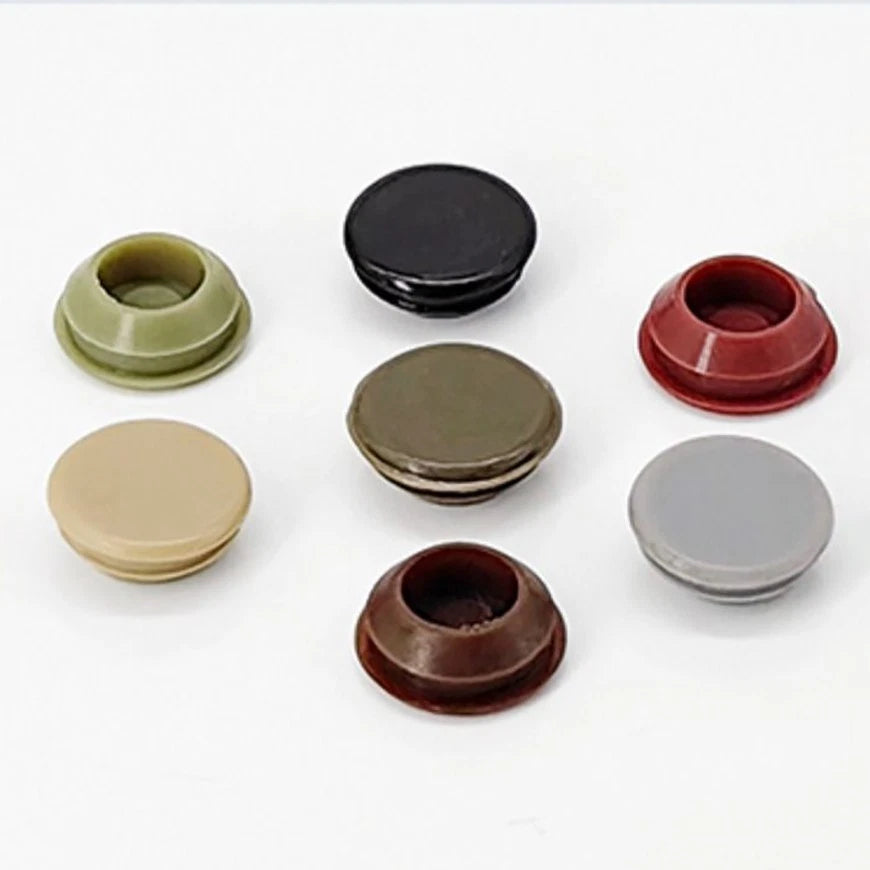 Plastic Screw Hole Cover Caps – Push Fit Furniture Plugs (8mm–18mm) – Multiple Colors