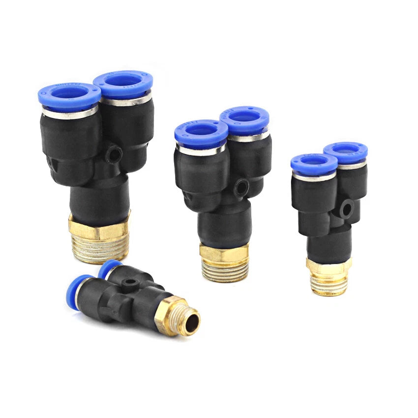 Pneumatic Push-In Fittings | PX PB SL PL PCF PC | 4–16mm Thread Hose Connectors