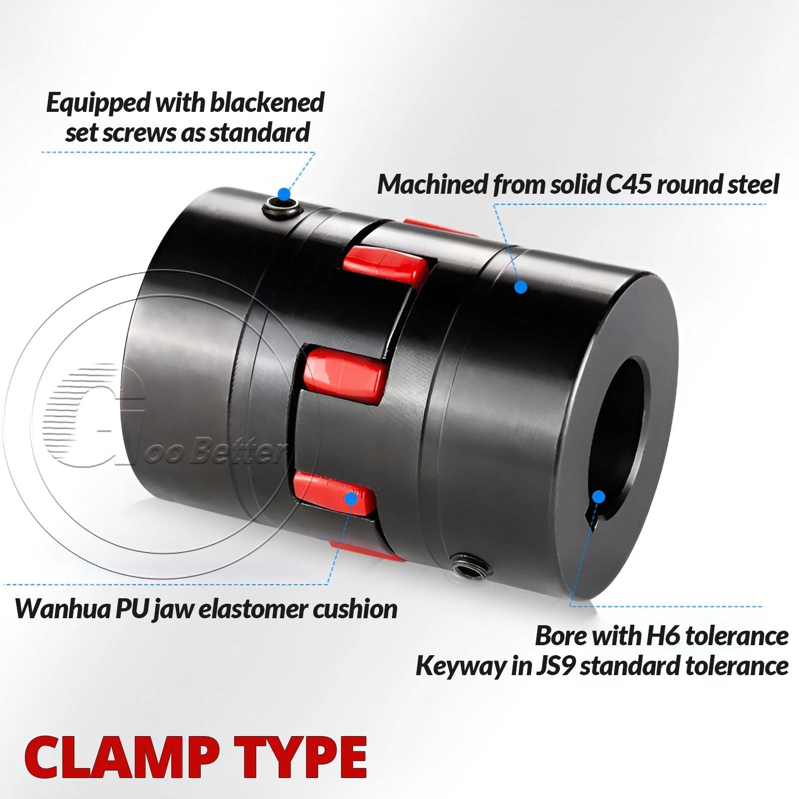 Shaft Coupling Flexible Steel Plum Spider Jaw Coupler Stepper Motor Connector