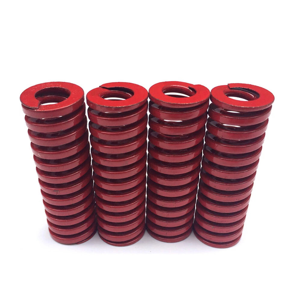 Red OD 8mm-50mm Compression Spring Heavy Duty Stiff Heavy Load Die Springs