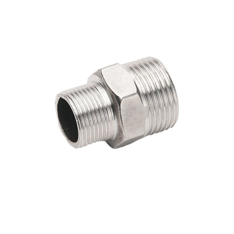 201 Stainless Steel BSP Barrel Nipples — Male Thread Straight & Reducing Pipe Fittings