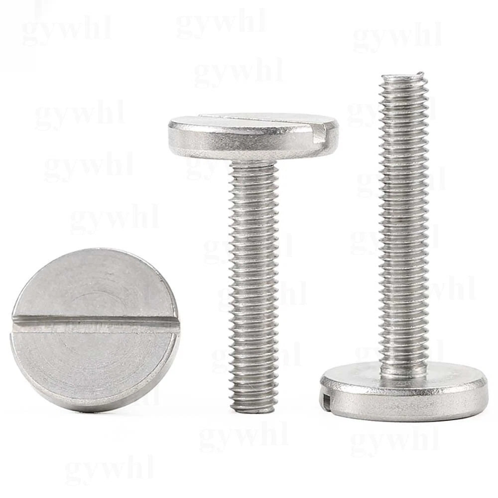 M2–M6 Slotted Round Head Machine Screws | A2 Stainless Steel | DIN 85