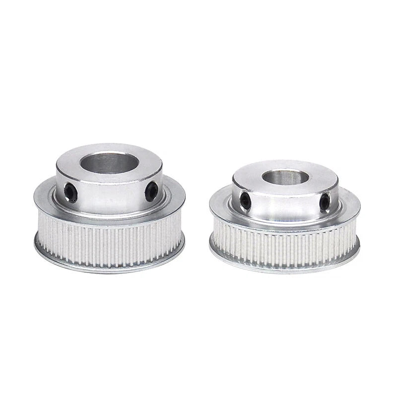 2GT Drive Pulley With Step 16 Tooth - 100 Tooth Bore 4mm - 25mm for 10mm Belt