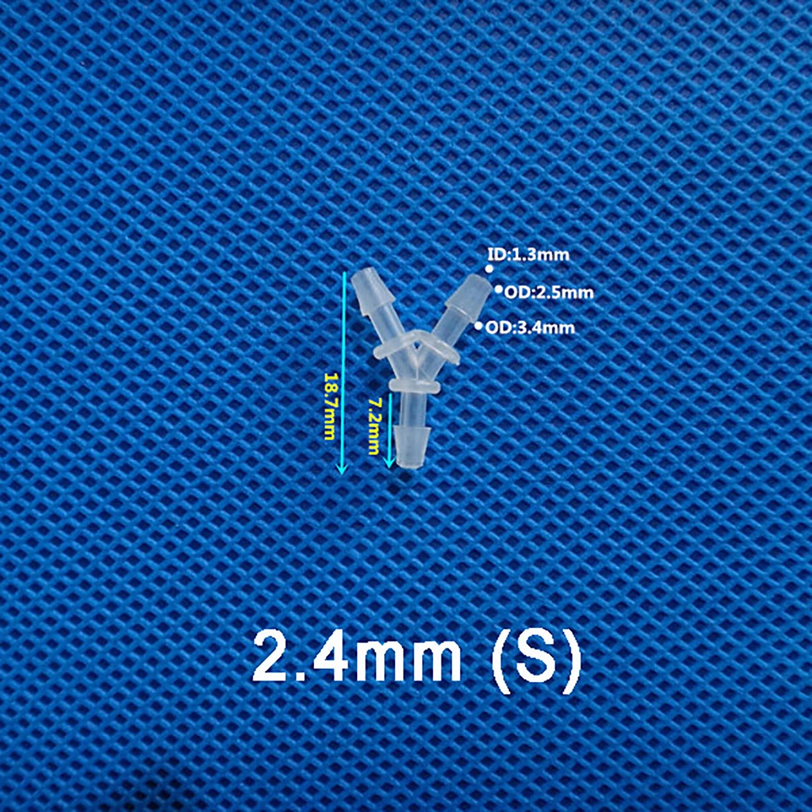 Y Joiner 3-Way Plastic Barb Hose Connector – Air Fuel Water Pipe Fitting