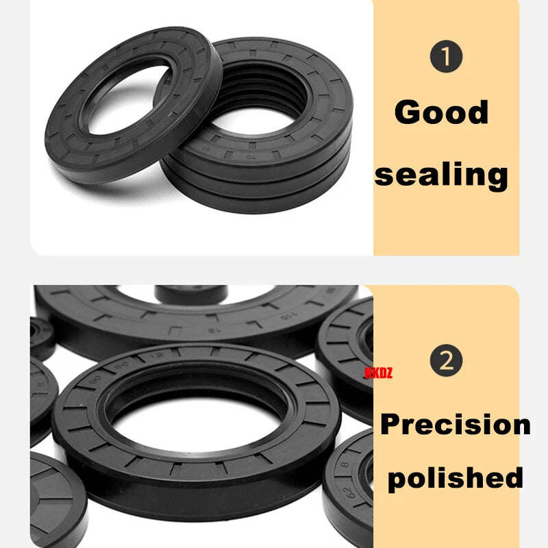 NBR Nitrile Rubber TC Oil Seal Rotary Shaft Seals Metric ID 53~160mm OD 75~195mm
