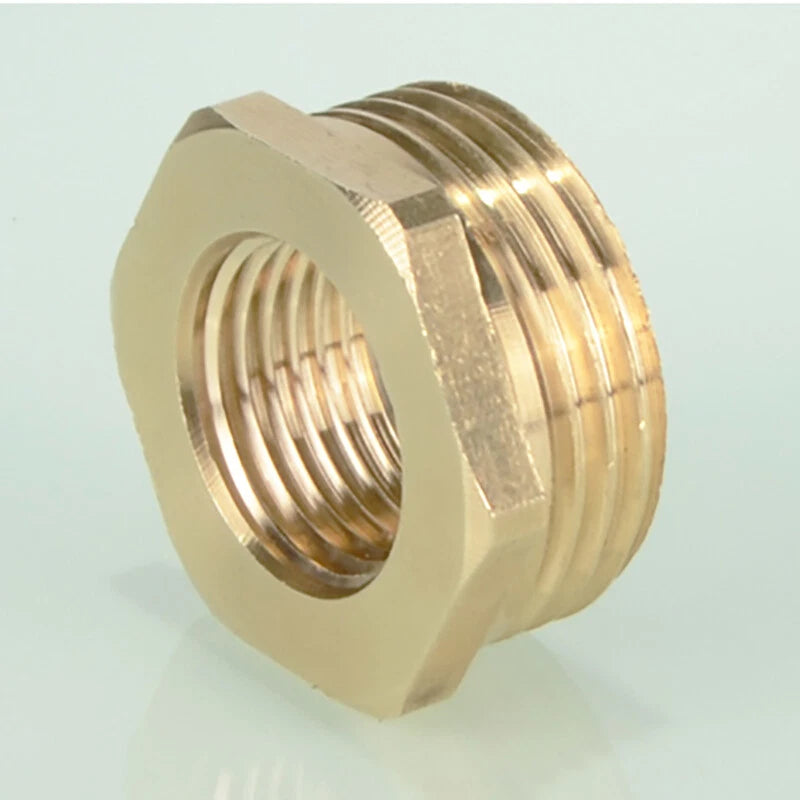 1 8" 1 4" 3 4" 1 2" 1" BSP Brass Reducing Coupler Hex Bush Connector Fittings