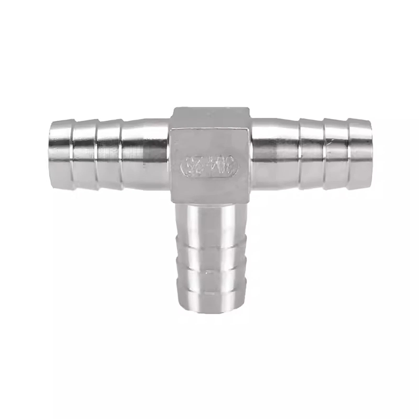 Stainless Steel 3-Way Hose Barbed Connector — T Piece & Y Piece, 8mm–32mm