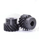 Module 1 1.5 2 Helical Gear C45 Steel Left-handed 45° 13 - 30 Tooth Motor Pinion