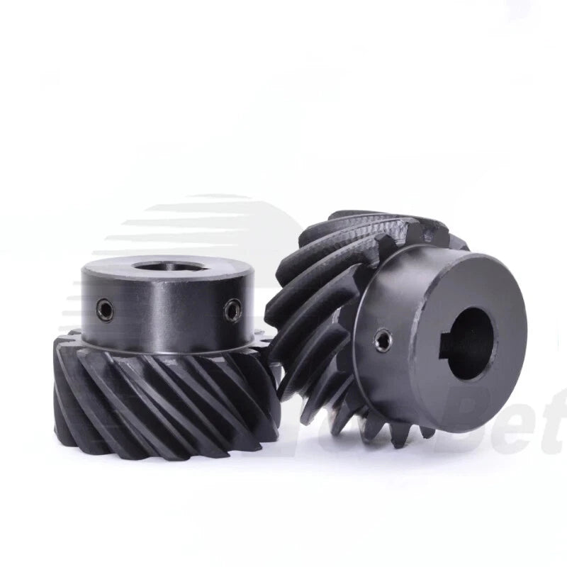 Module 1 1.5 2 Helical Gear C45 Steel Left-handed 45° 13 - 30 Tooth Motor Pinion