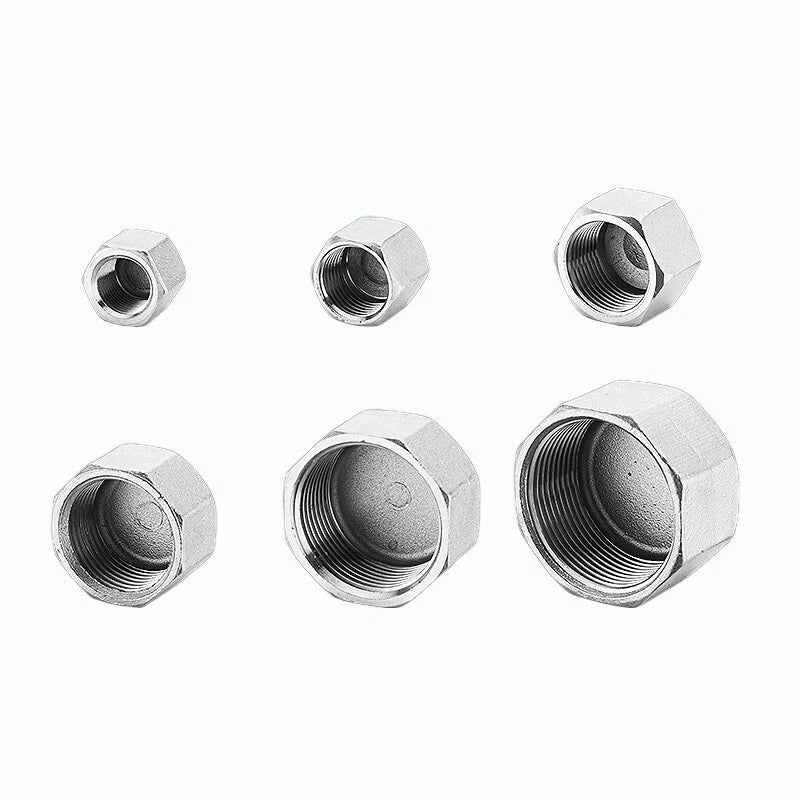 304 Stainless Steel BSP Hex End Cap Female Thread Pipe Fitting 150LB