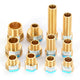 BSP Brass Pipe Adapter — Female to Male Thread, Hex & Octagon Body, Multiple Sizes