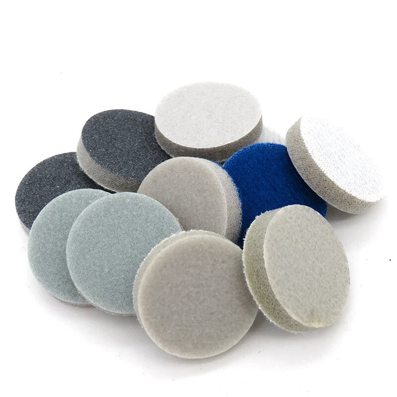 Sponge Abrasive Sanding Disc Sandpaper Hook Loop Polishing Pads 300 - 3000 Grit